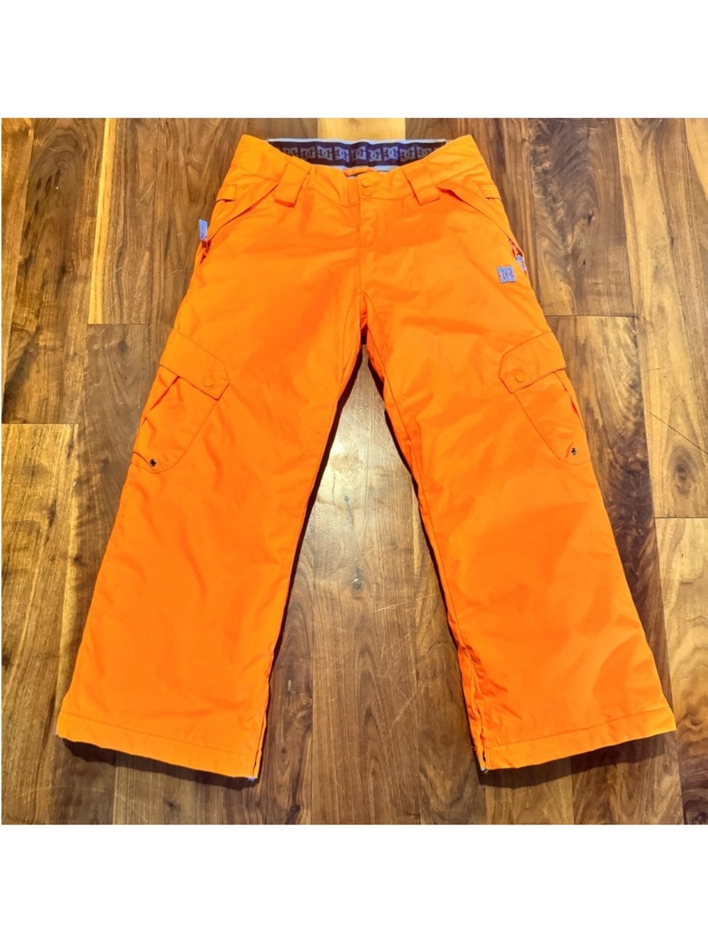 DC Boys Unisex Insulated Snowboard Snow Ski Pants Neon Orange